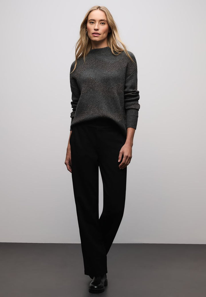 Glitzer Jacquard Pullover