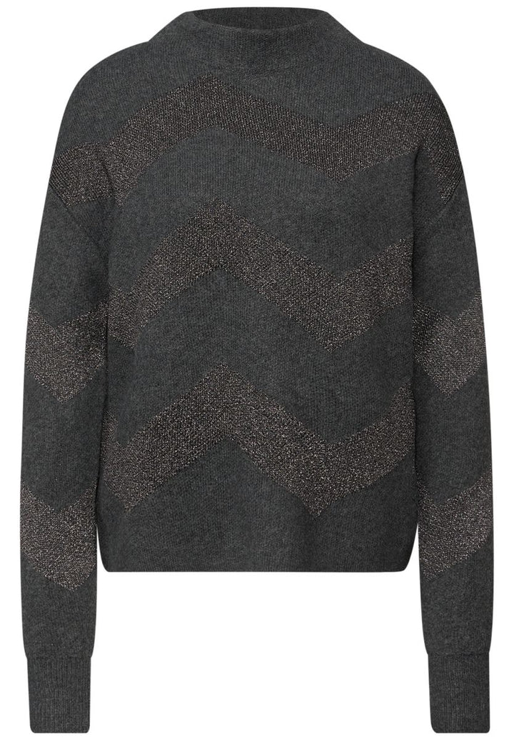 Glitzer Jacquard Pullover
