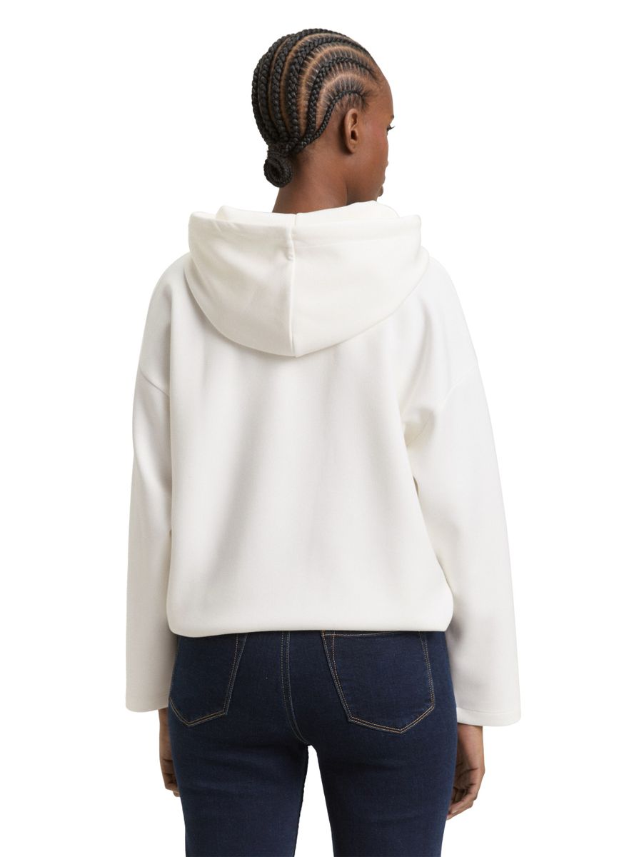 Loose Fit Scuba Hoodie Sweatshirt