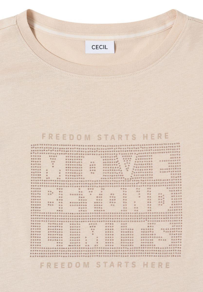 Shirt mit Schmucksteinen