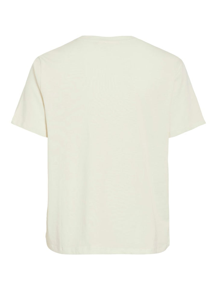 VIVIRINA CROCHET O-NECK S/S TOP