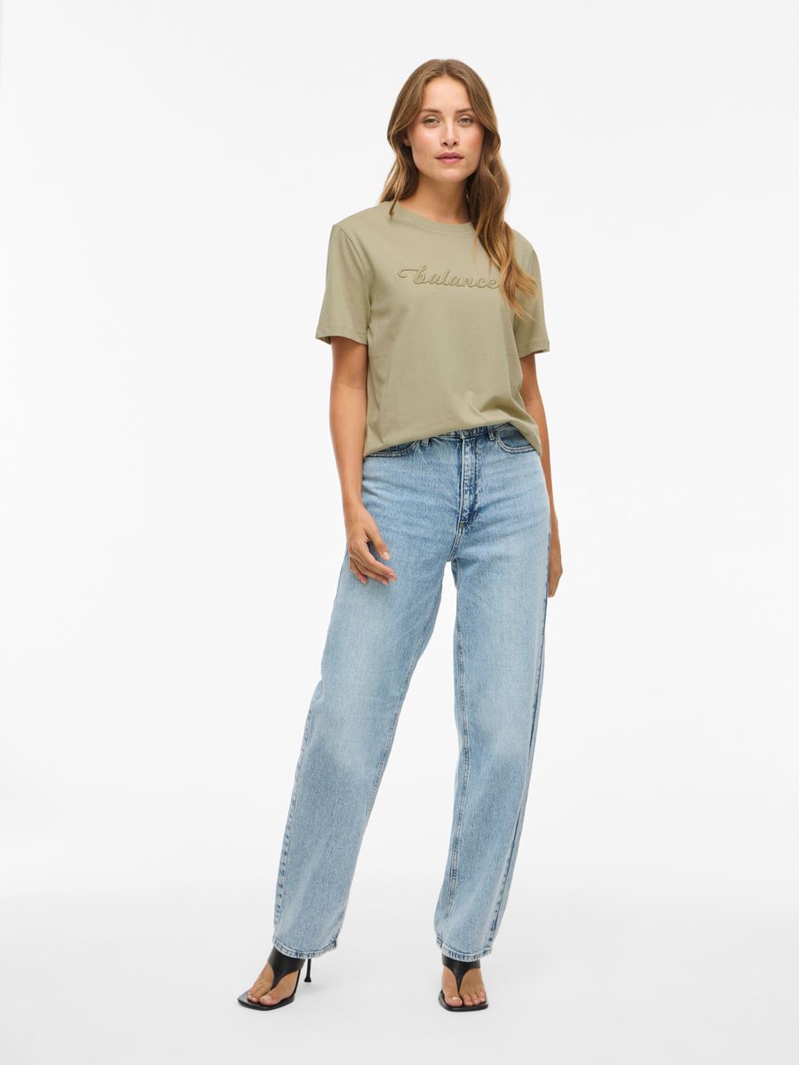 VISYBIL BALANCE EMB O-NECK S/S T-SHIRT