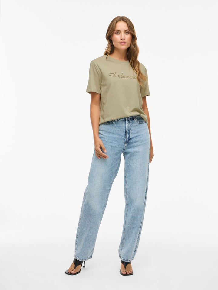 VISYBIL BALANCE EMB O-NECK S/S T-SHIRT