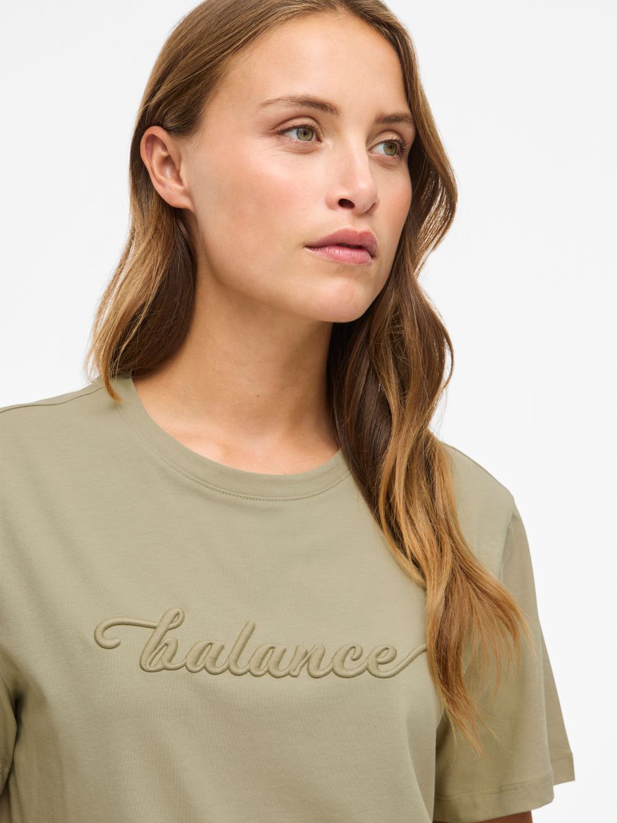 VISYBIL BALANCE EMB O-NECK S/S T-SHIRT