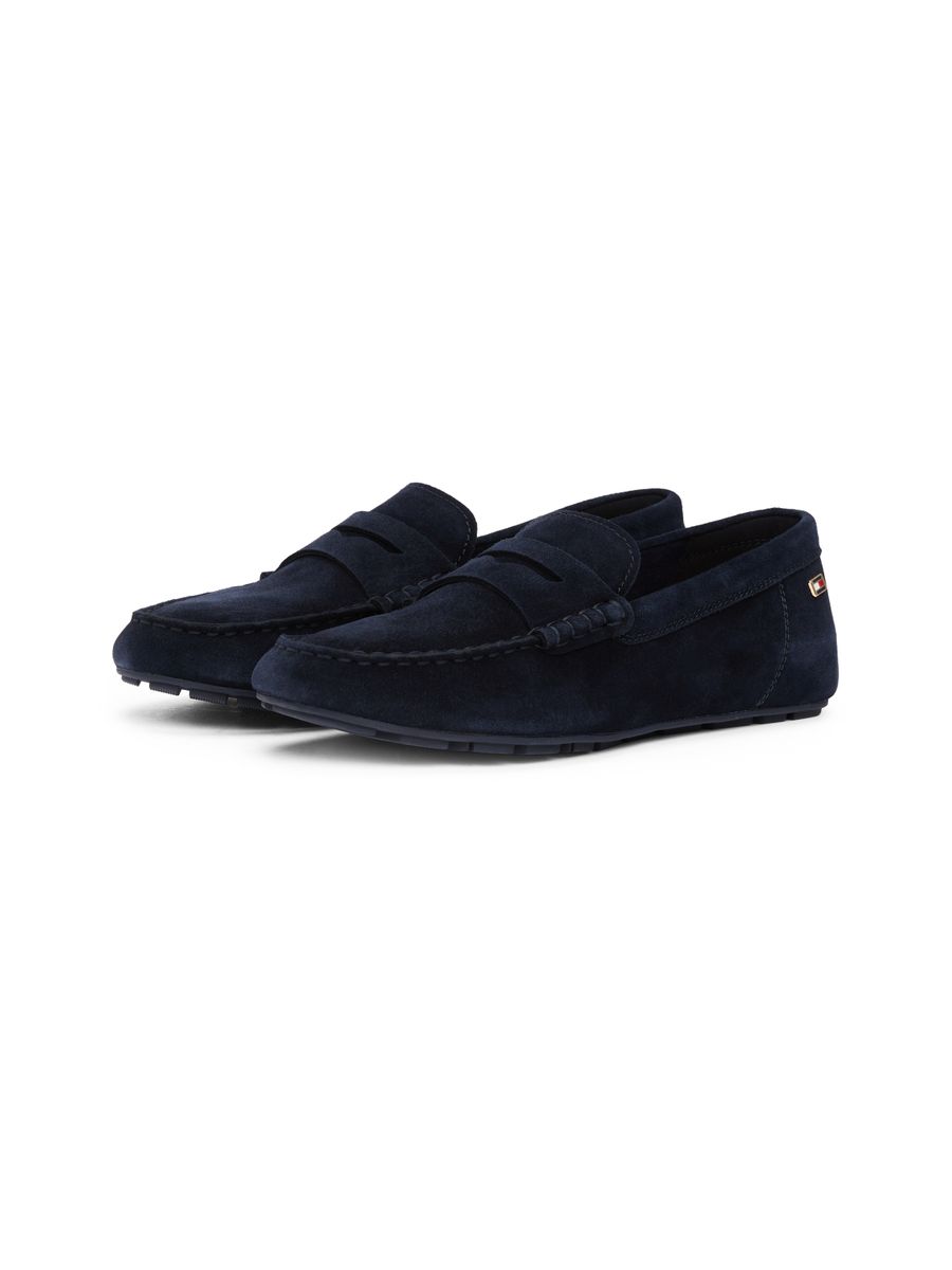 FLAG SOFT SUEDE DRIVER LOAFER