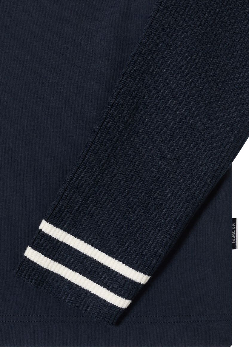 Sweatshirt mit Strickärmeln