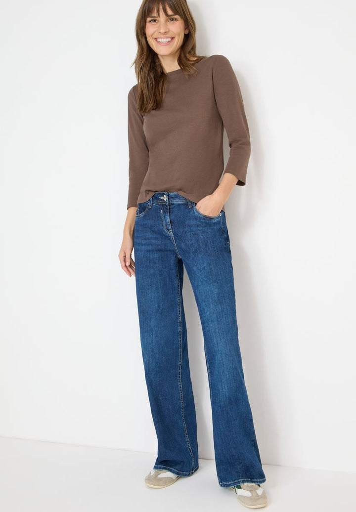 Basic Shirt in Unifarbe