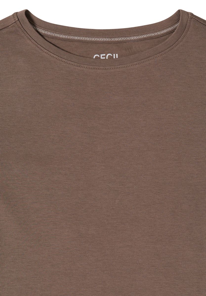 Basic Shirt in Unifarbe