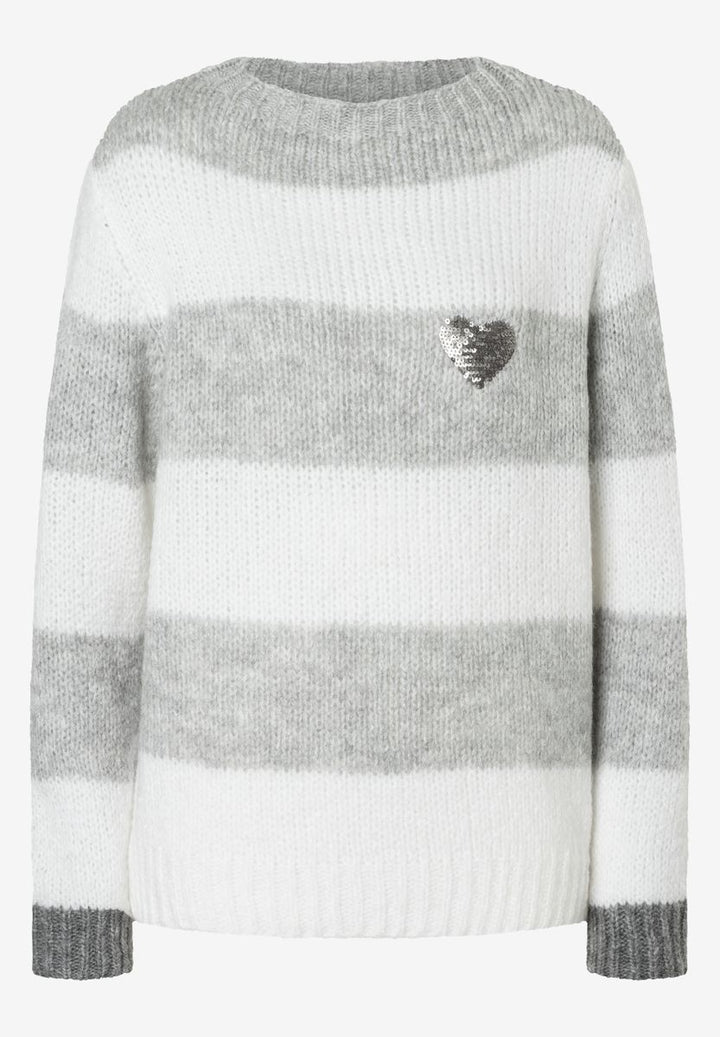 Pullover mit Blockstreifen