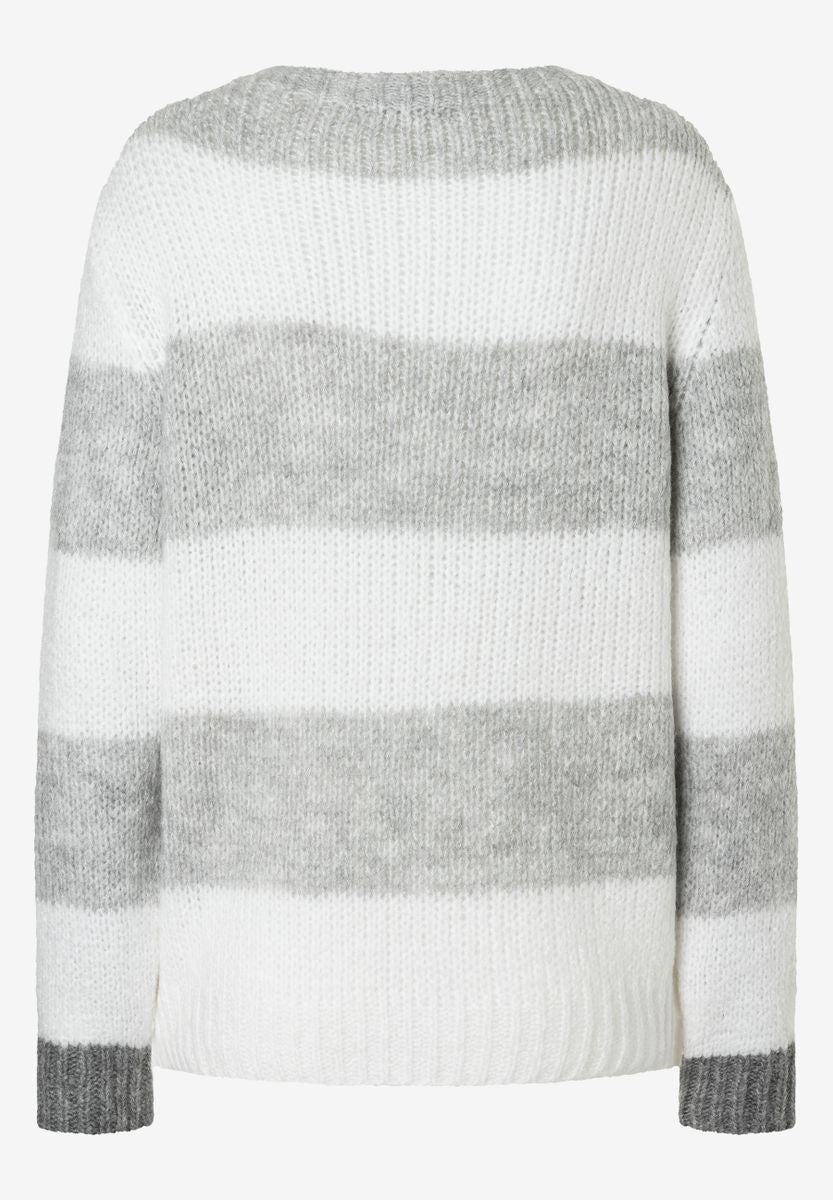 Pullover mit Blockstreifen