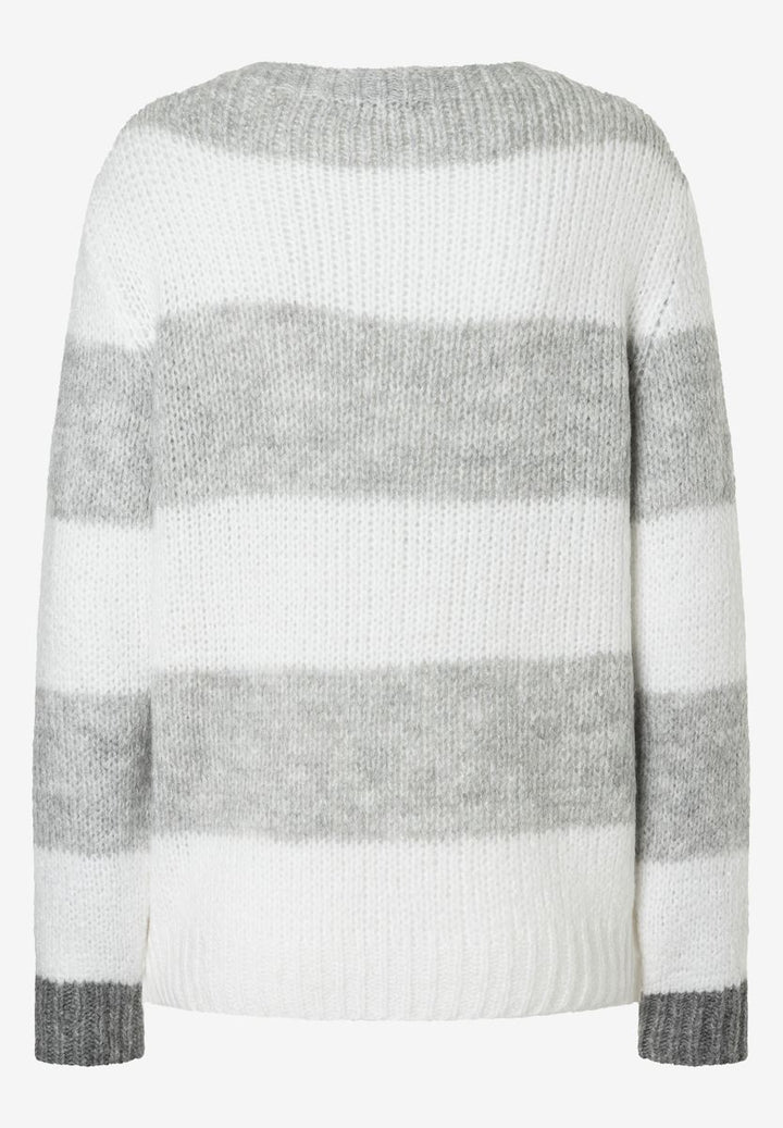 Pullover mit Blockstreifen