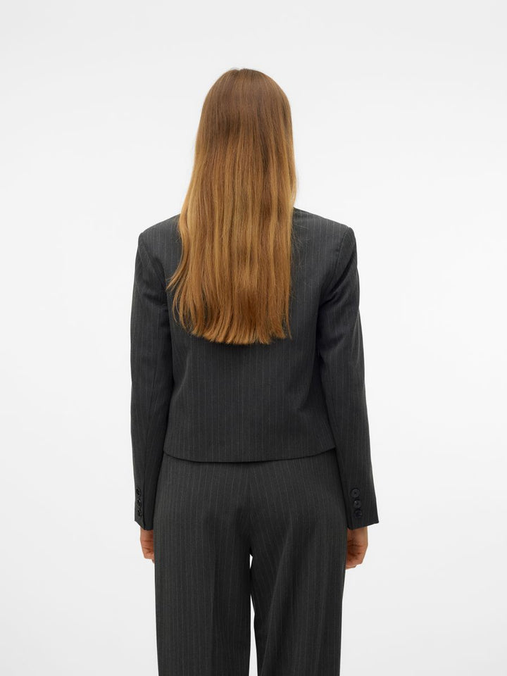 VMSILJE LS DB SHORT PINSTRIPE BLAZER