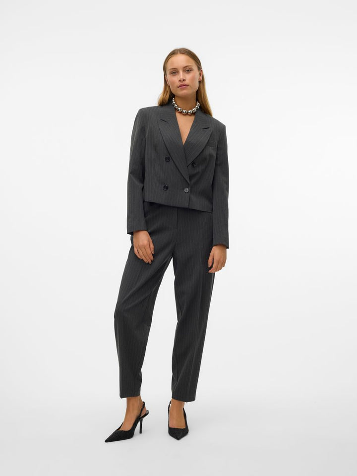 VMSILJE LS DB SHORT PINSTRIPE BLAZER