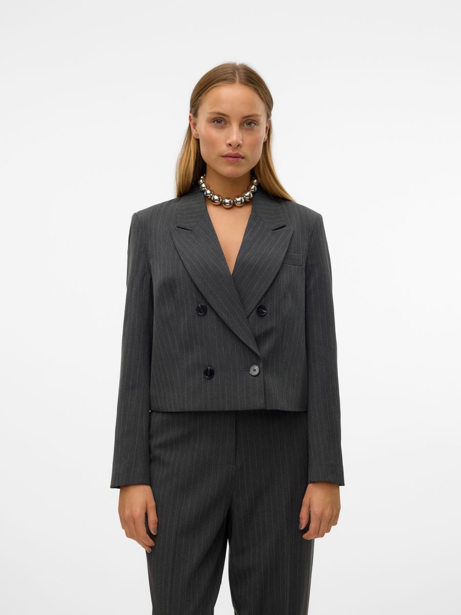 VMSILJE LS DB SHORT PINSTRIPE BLAZER