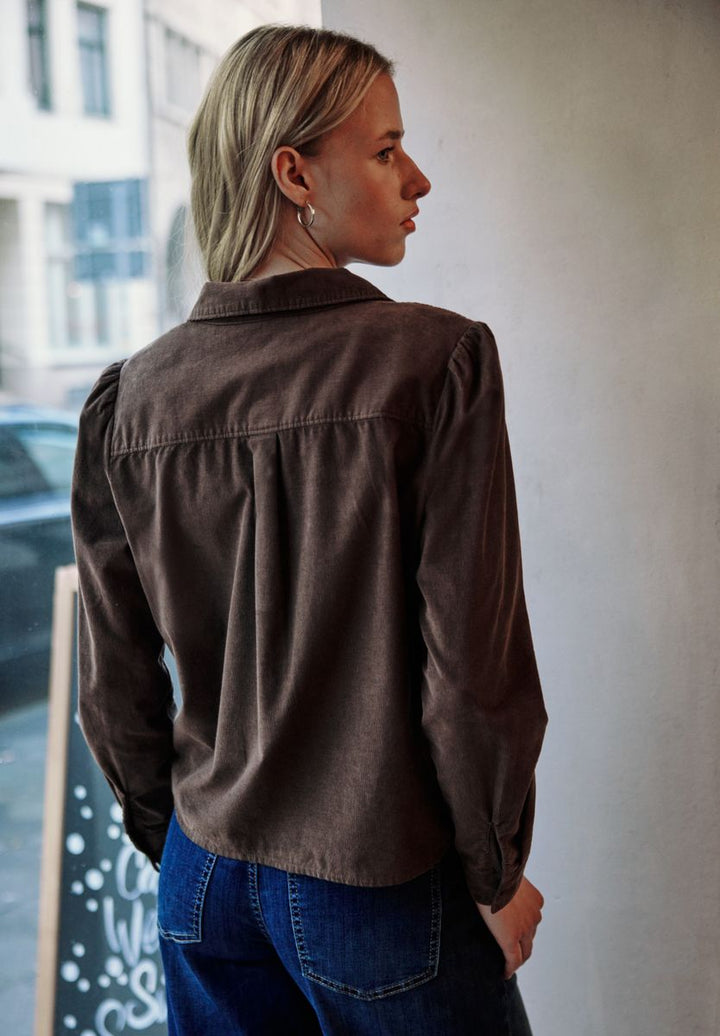Cord Hemdbluse