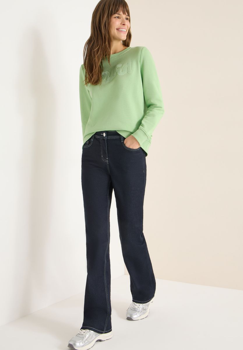 Sweatshirt mit Stickerei