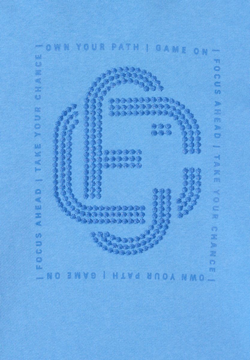 Hoodie mit Schmucksteinen