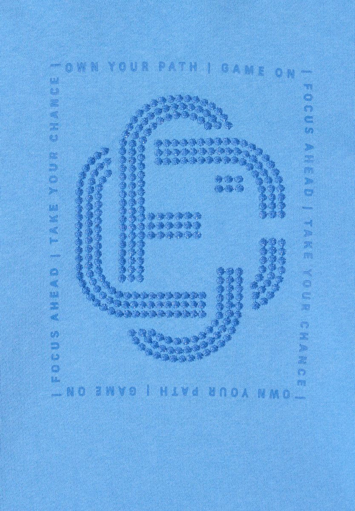 Hoodie mit Schmucksteinen