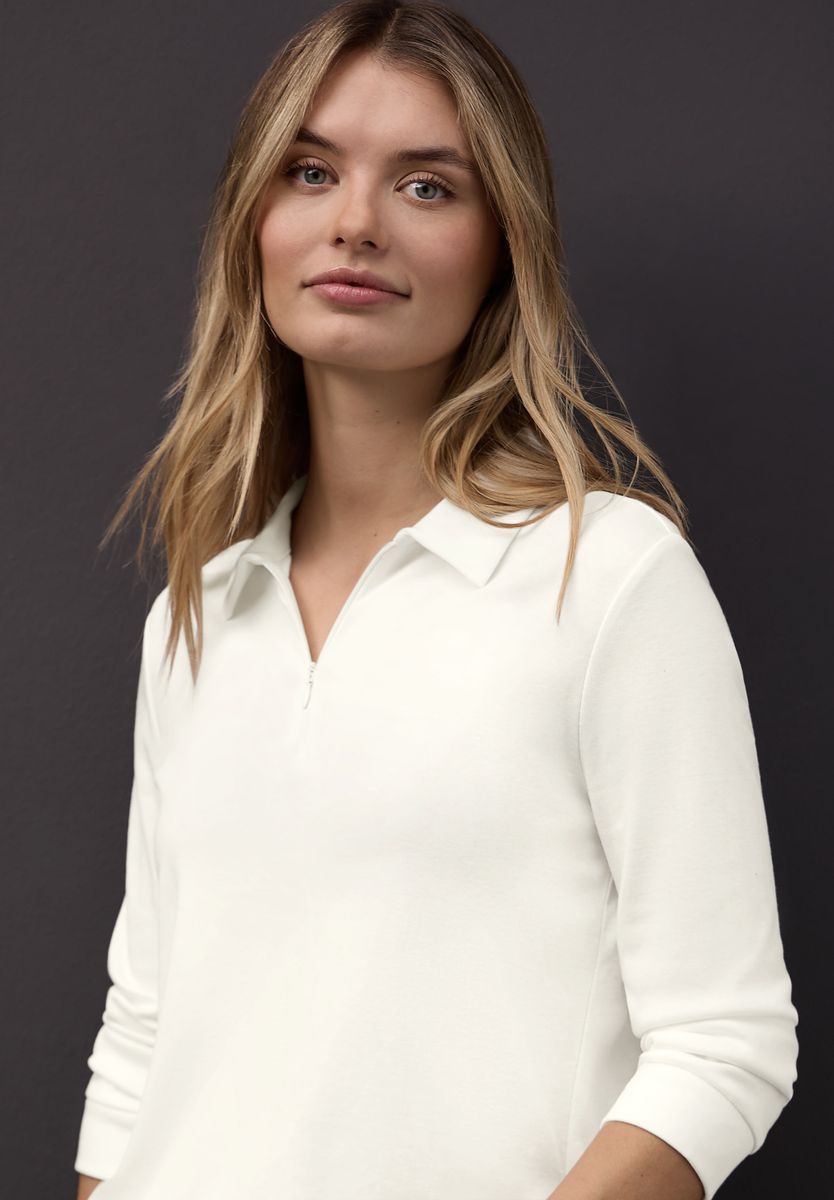 Poloshirt mit Zipper