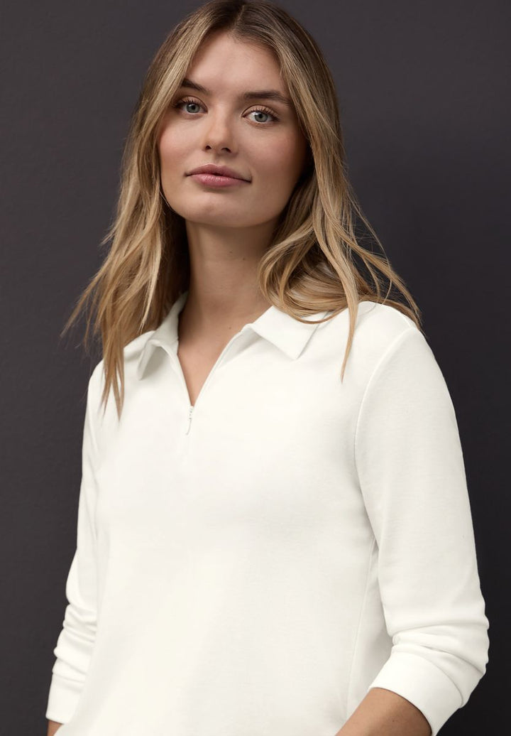 Poloshirt mit Zipper