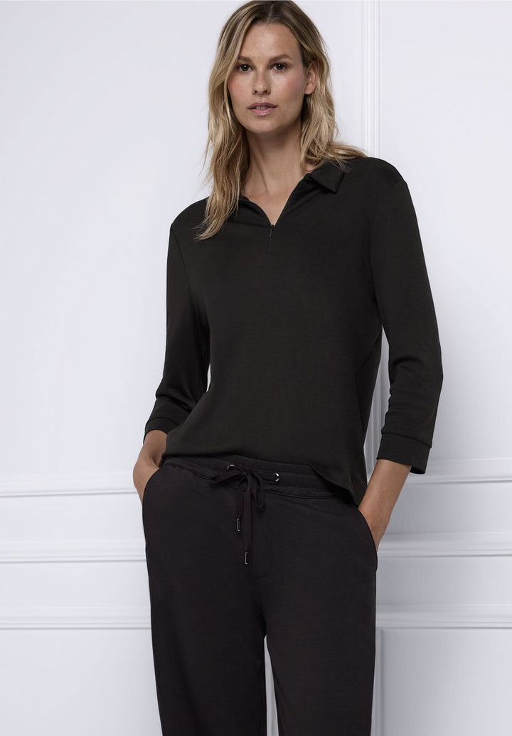 Poloshirt mit Zipper