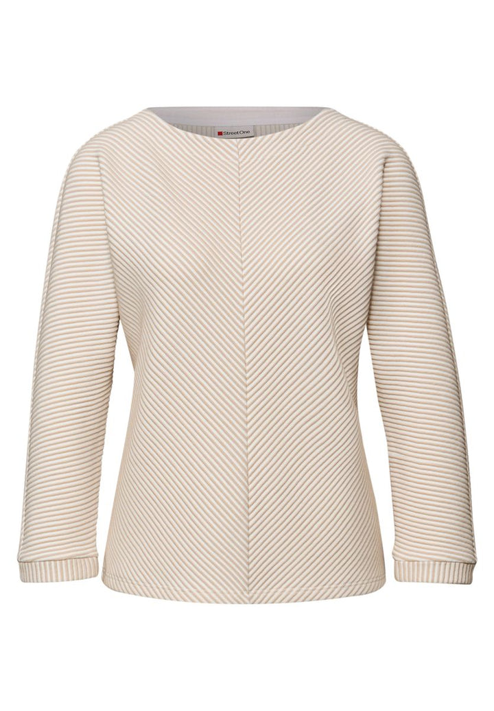 Two-Tone Strukturshirt