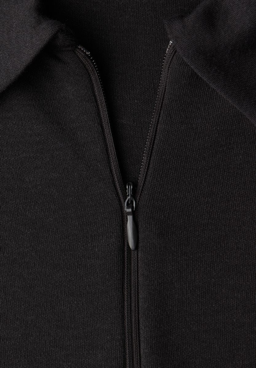 Poloshirt mit Zipper