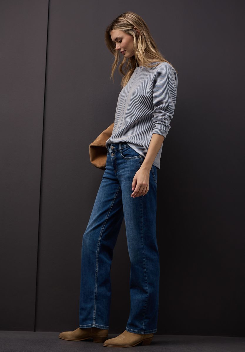 Two-Tone Strukturshirt