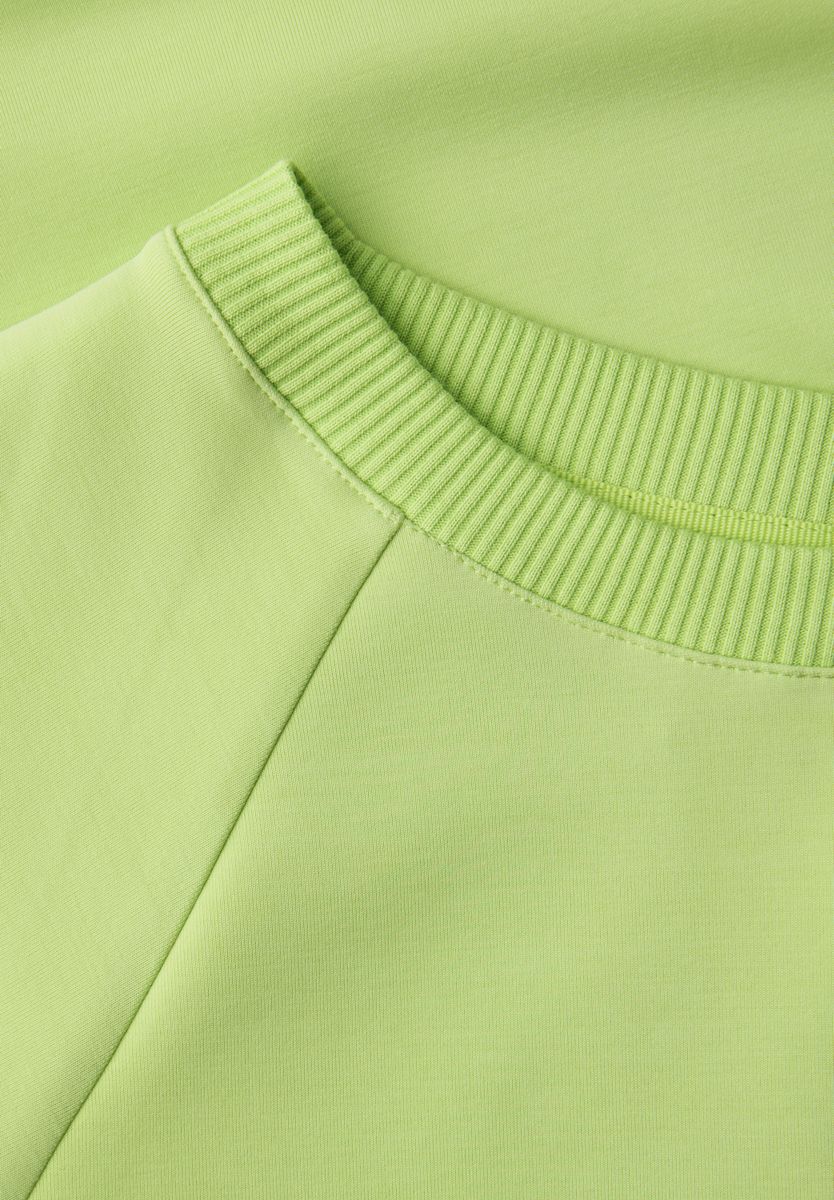 Softes Shirt mit Rippdetails