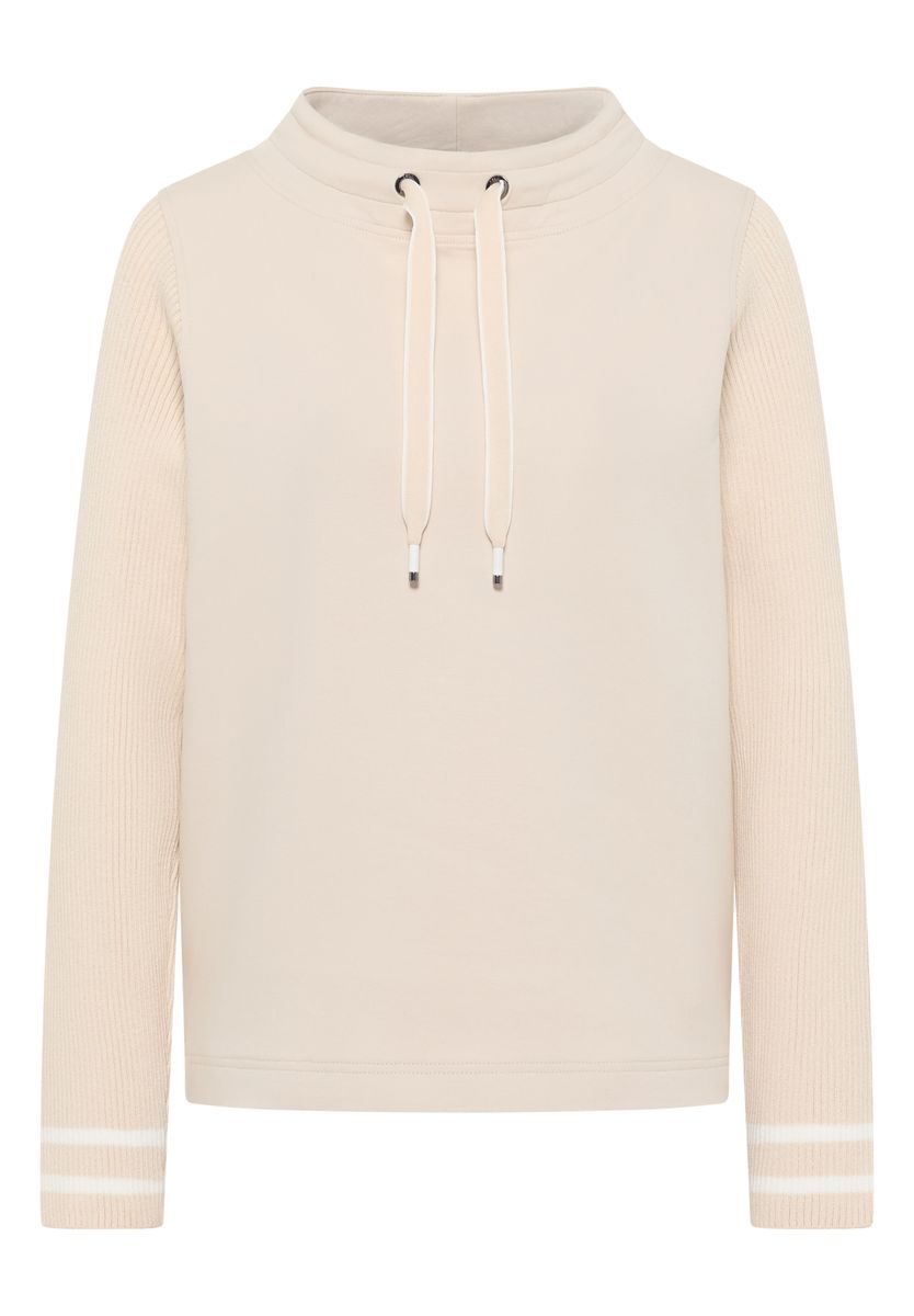 Sweatshirt mit Strickärmeln