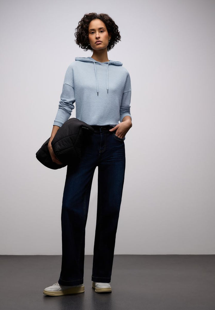 Melange Hoodie Shirt