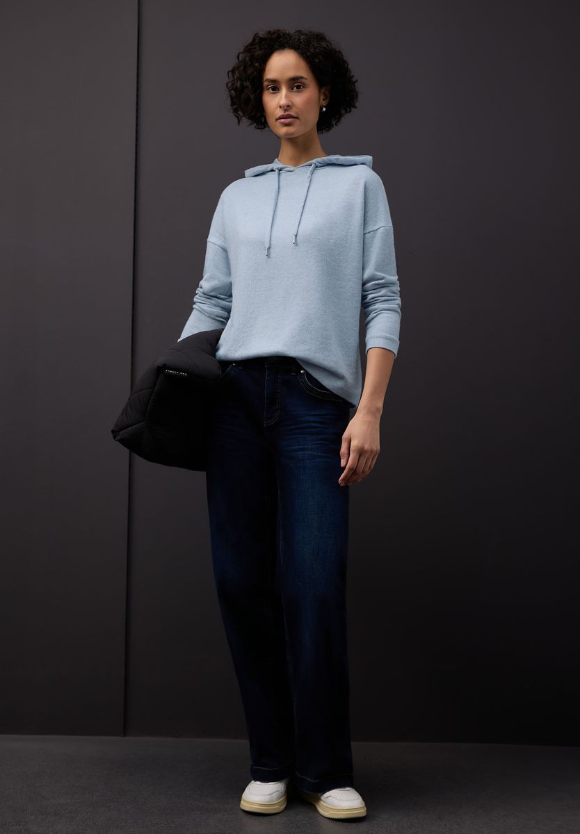 Melange Hoodie Shirt