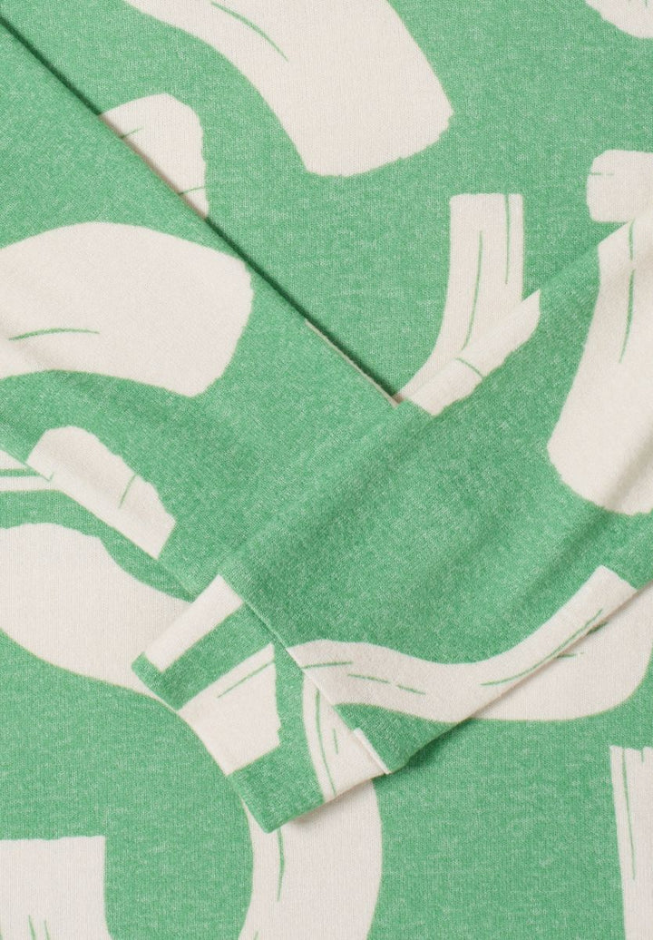 Gemustertes Melange Shirt
