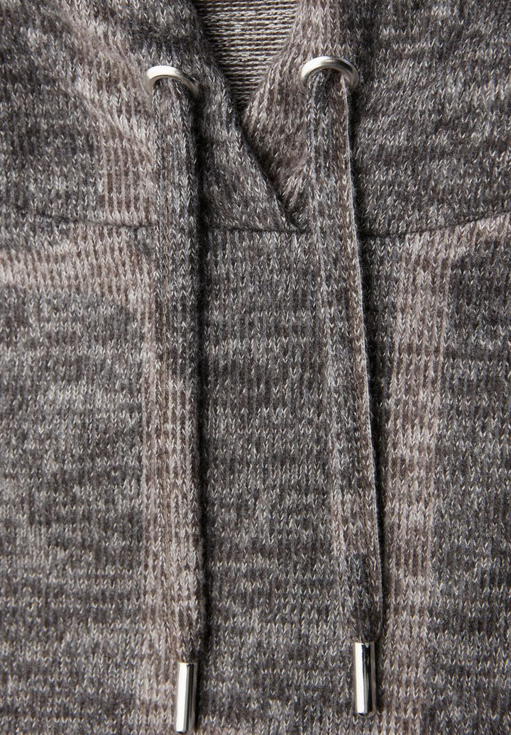 Gemusterter Hoodie Shirt