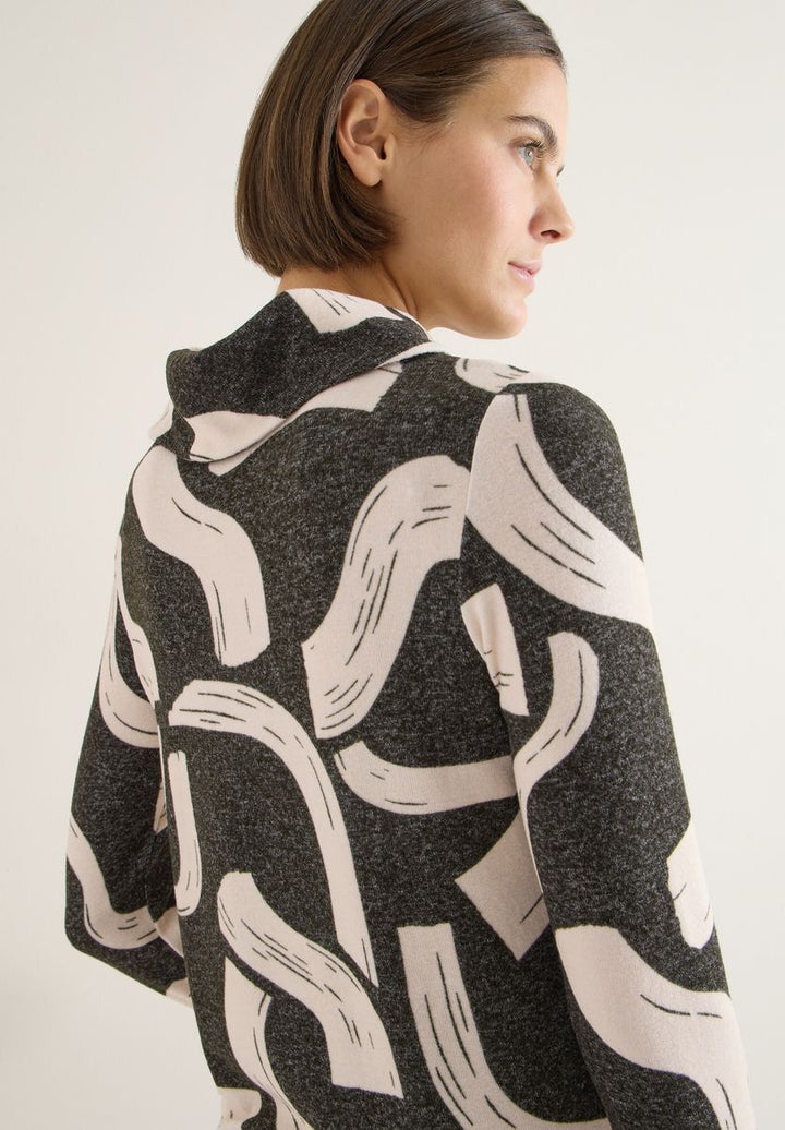 Gemustertes Melange Shirt