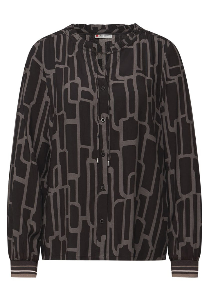 Gemusterte Tunika mit Tape