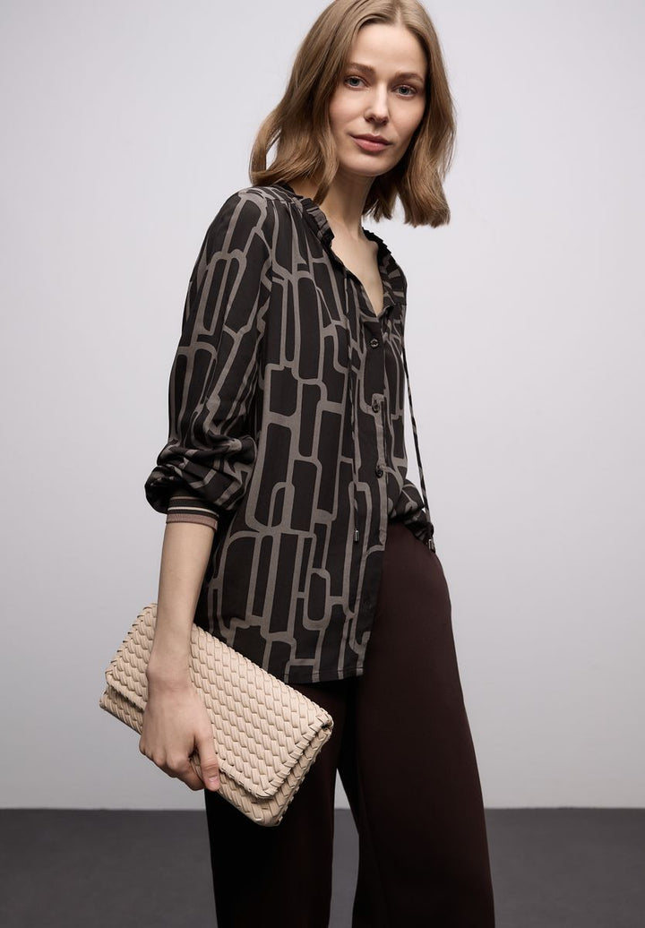 Gemusterte Tunika mit Tape