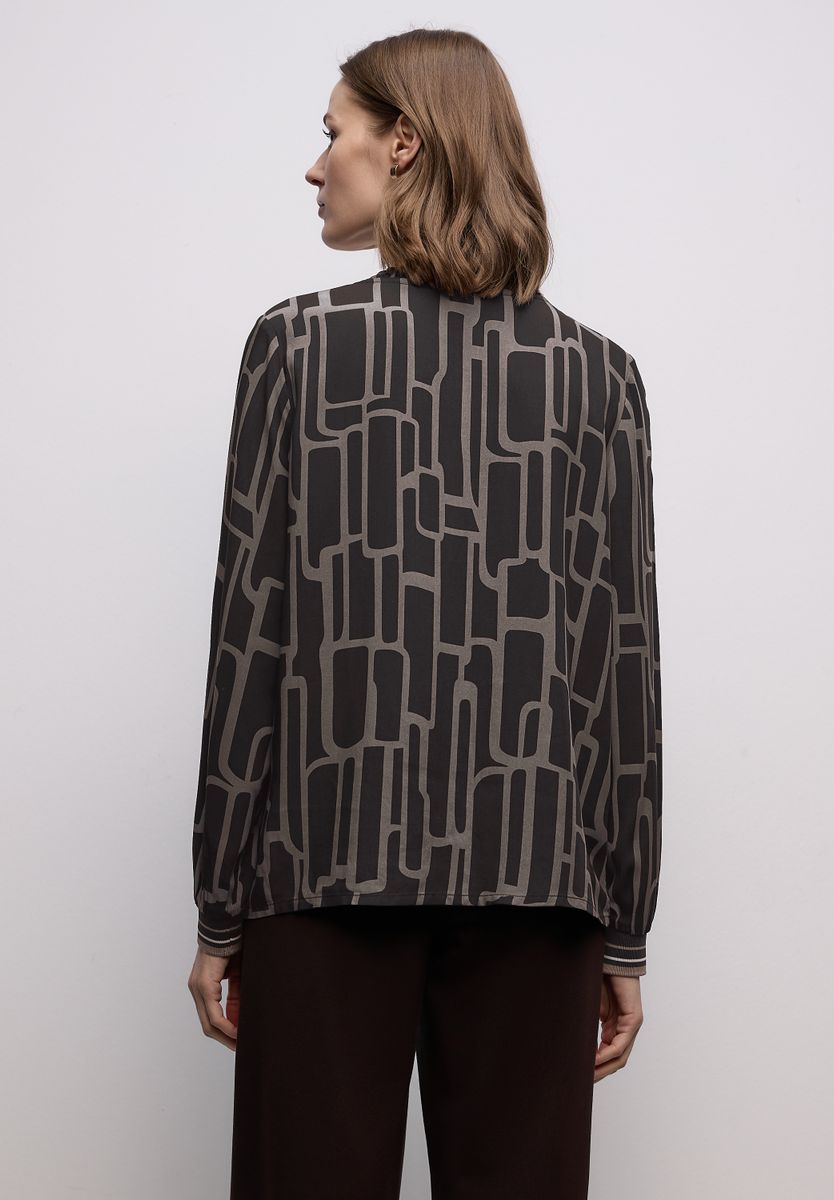 Gemusterte Tunika mit Tape