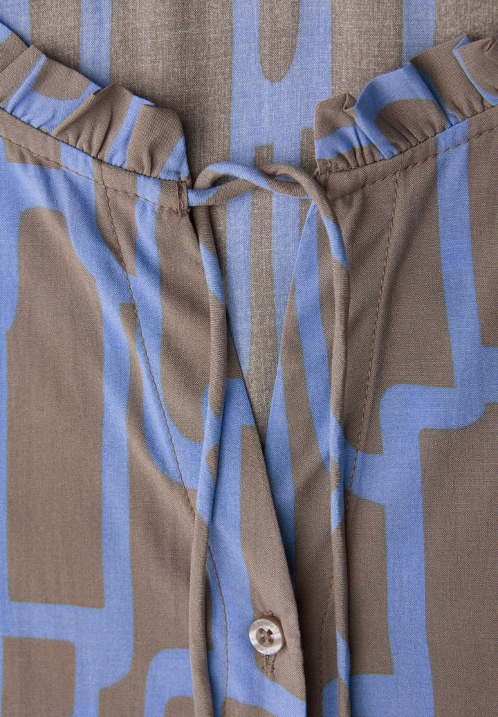 Gemusterte Tunika mit Tape