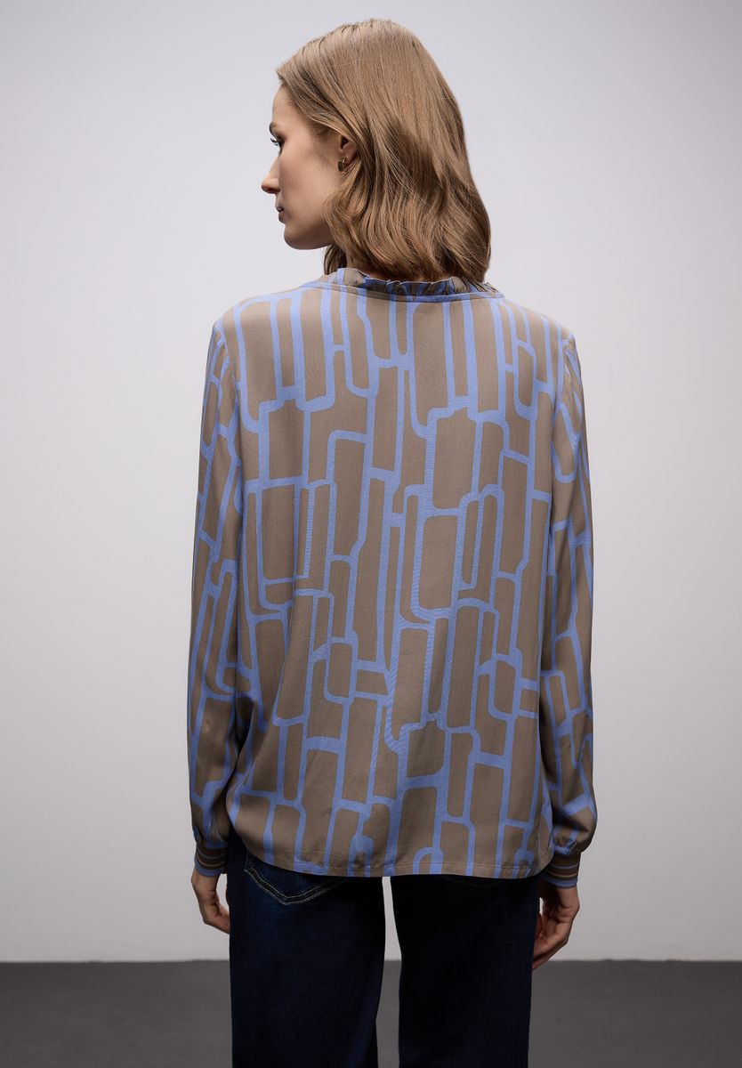 Gemusterte Tunika mit Tape