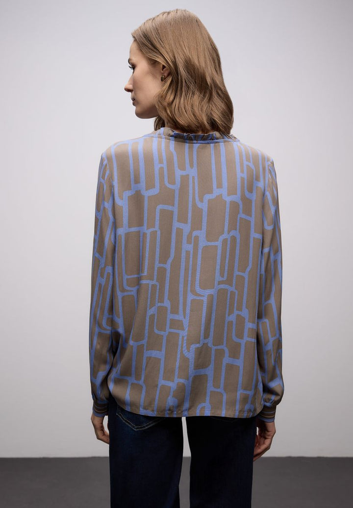 Gemusterte Tunika mit Tape