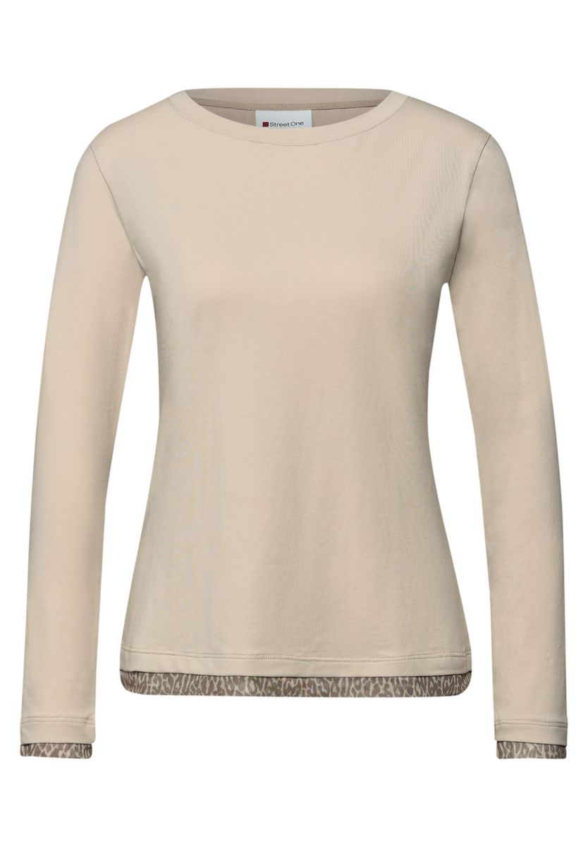 Shirt mit Leo-Details
