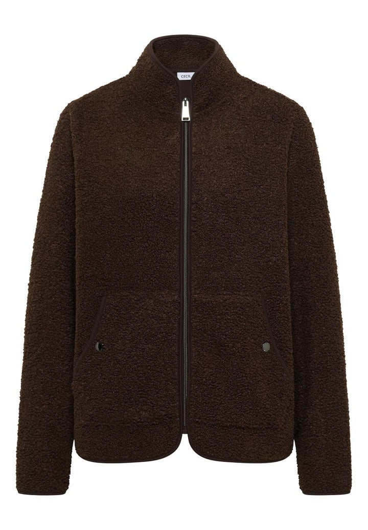 Softe Jacke mit Zipper