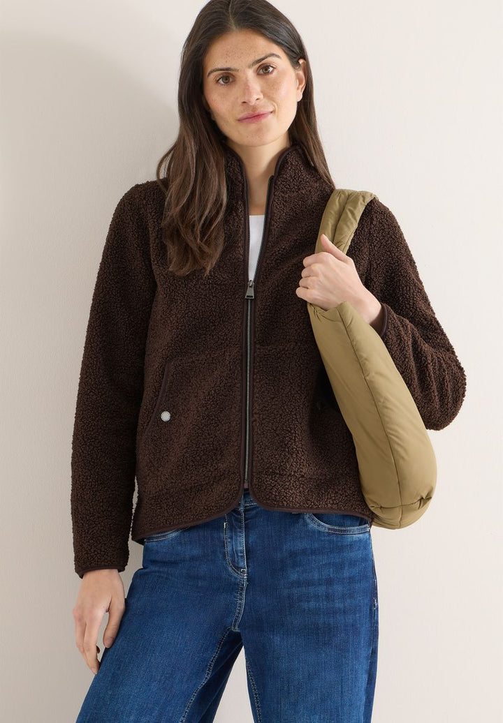 Softe Jacke mit Zipper