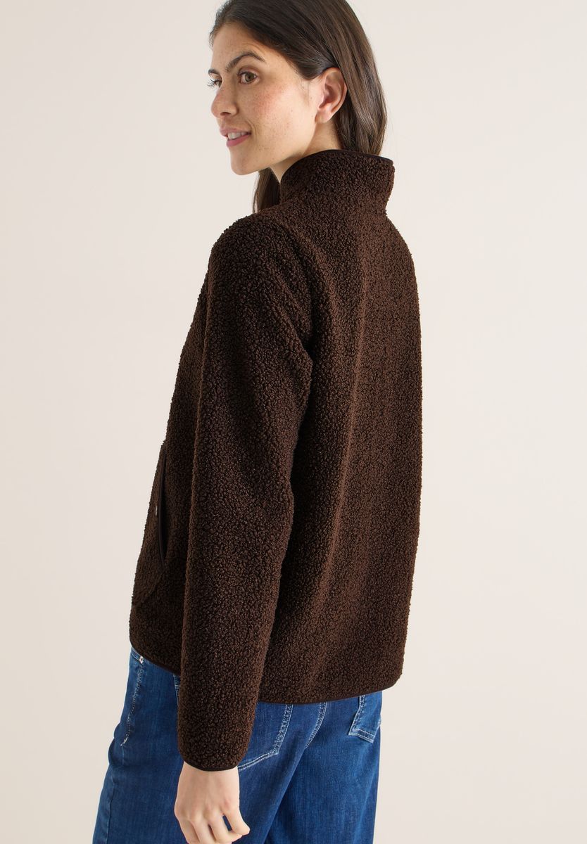 Softe Jacke mit Zipper