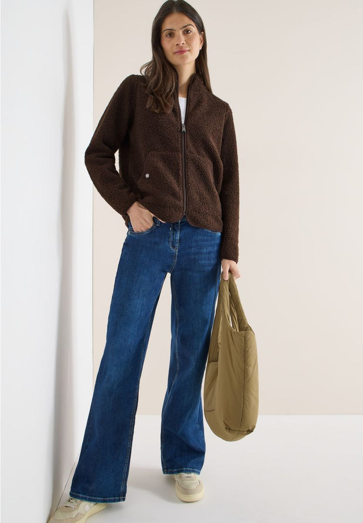 Softe Jacke mit Zipper