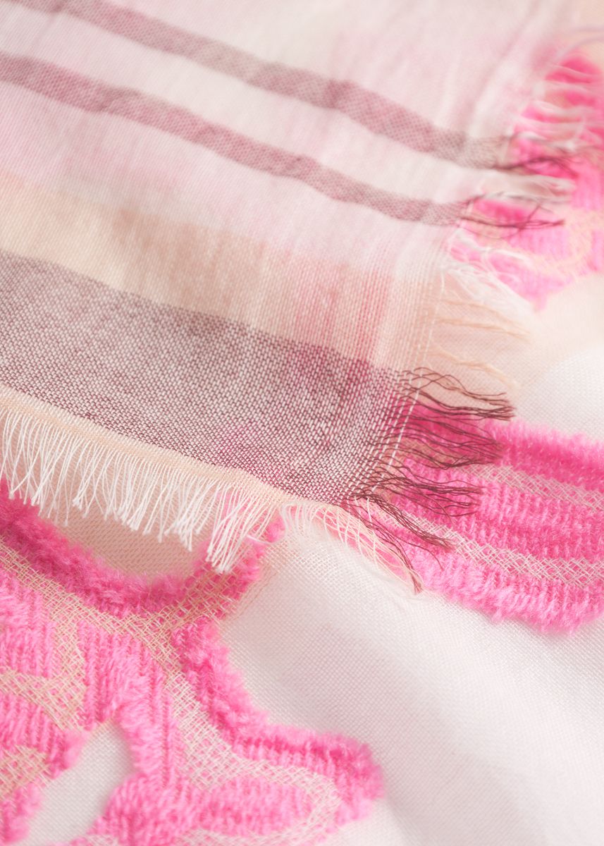 Peanuts Jacquard-Tuch aus Baumwollmischung mit Streifen und Snoopymotiv