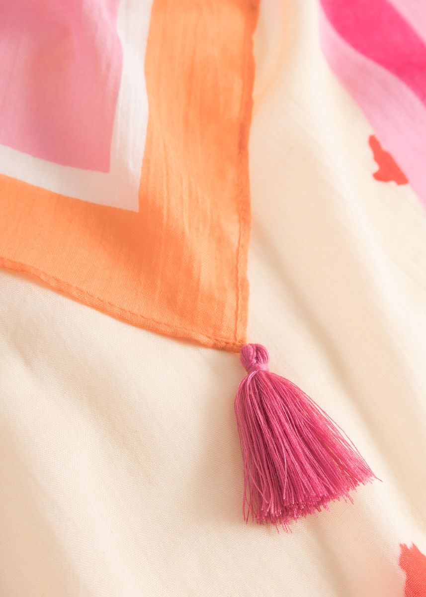 Peanuts Tuch aus feiner Modal-Baumwoll-Mischung mit Snoopy-Herz-Motiv