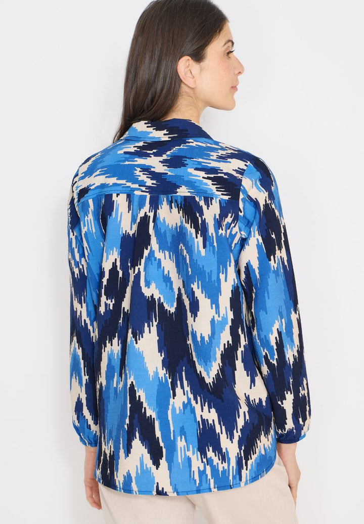 Gemusterte Bluse