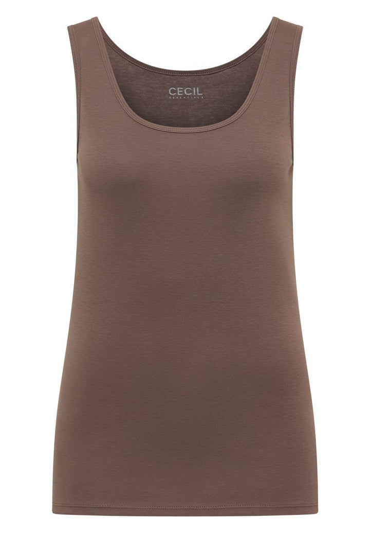 Basic Top aus reiner Baumwolle
